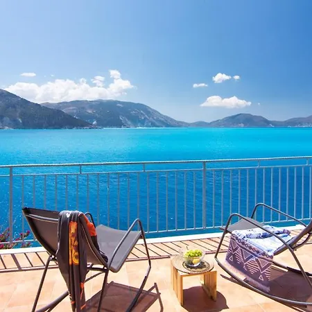 Villa Luxury Seafront Villas, Kefalonia, 100m & Center, 4 Stars Services, Parking - Near Myrtos - Fiskardo Asos