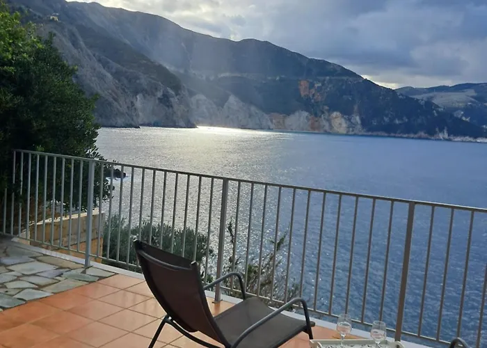 Villa Luxury Seafront Villas, Kefalonia, 100m & Center, 4 Stars Services, Parking - Near Myrtos - Fiskardo Asos